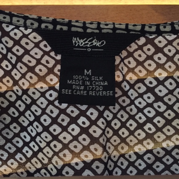 Empire Waist Silk Blouse - Picture 2 of 5